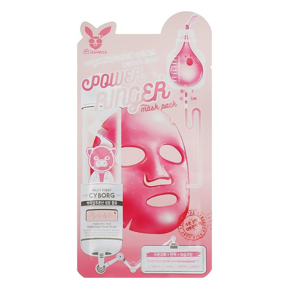 Elizavecca Hyaluronic Acid Water Deep Power Ringer Face Mask Pack 1Ea